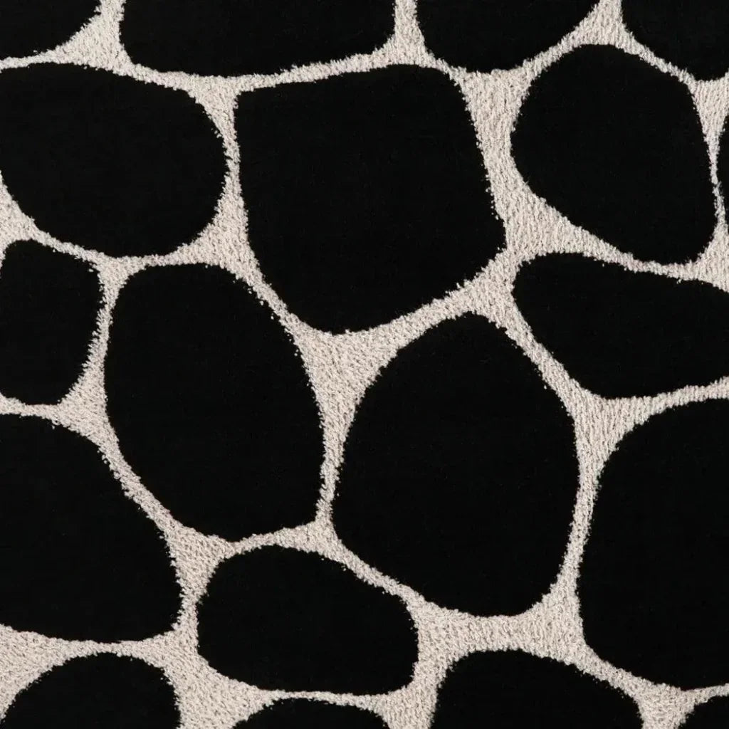 Kalani Onyx Black Throw Pillow With Insert