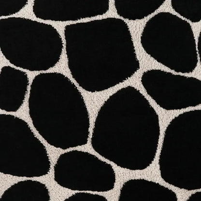 Kalani Onyx Black Throw Pillow With Insert