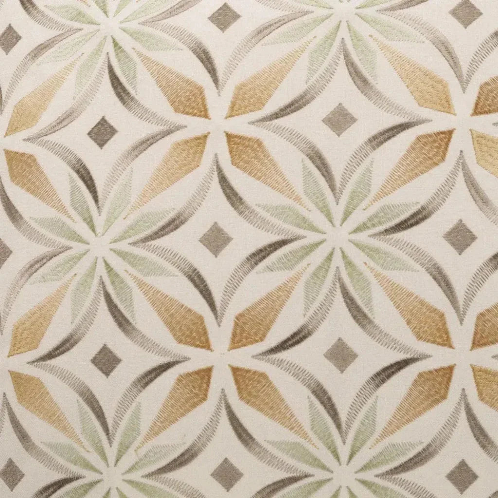Kaleidoscope Brown Throw Pillow With Insert