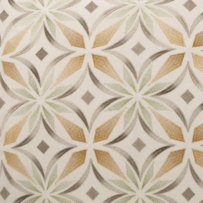 Kaleidoscope Brown Throw Pillow With Insert