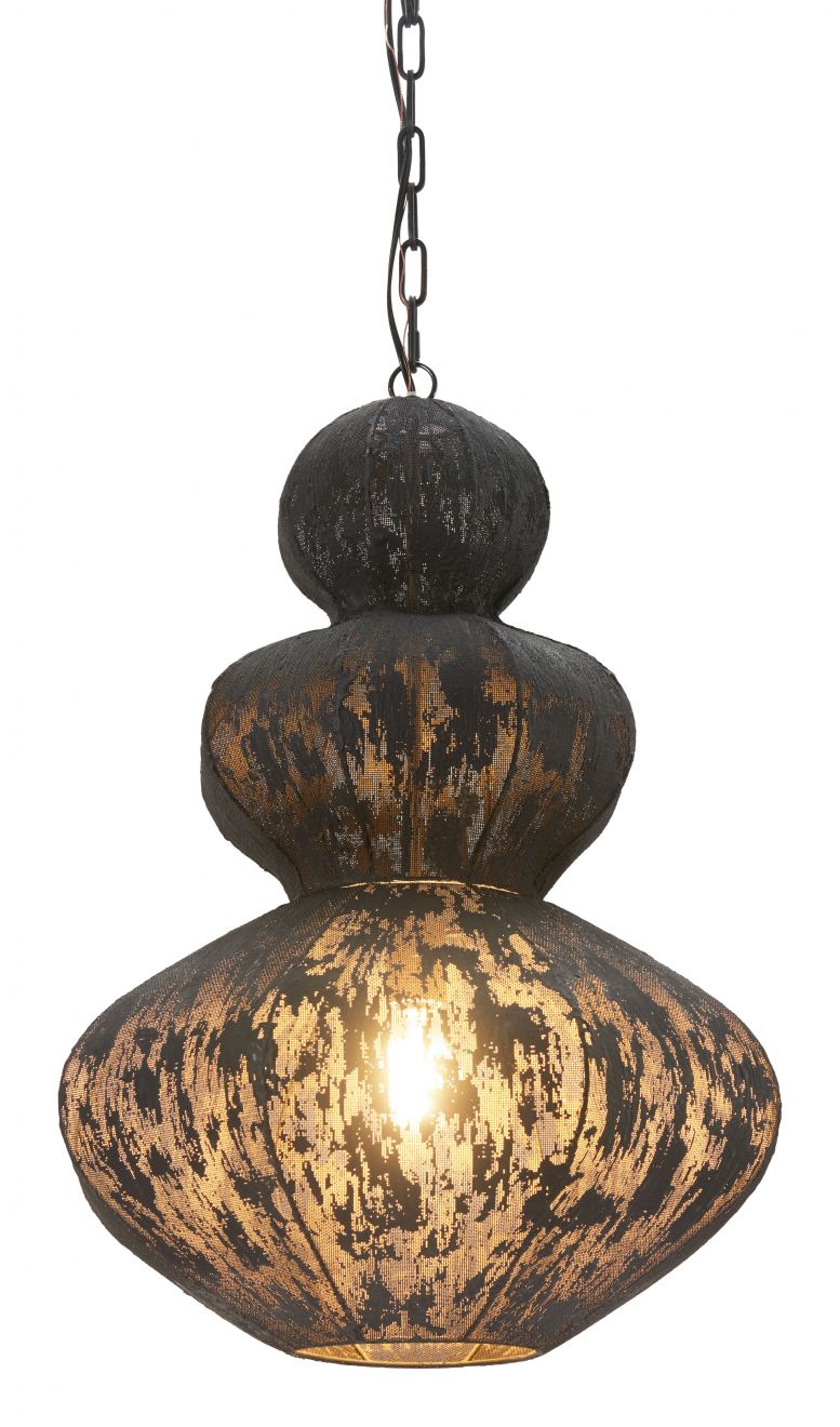 Kali Iron Black Ceiling Lamp