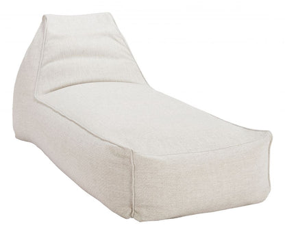 Kalm Olefin Fabric Outdoor Chaise Lounge