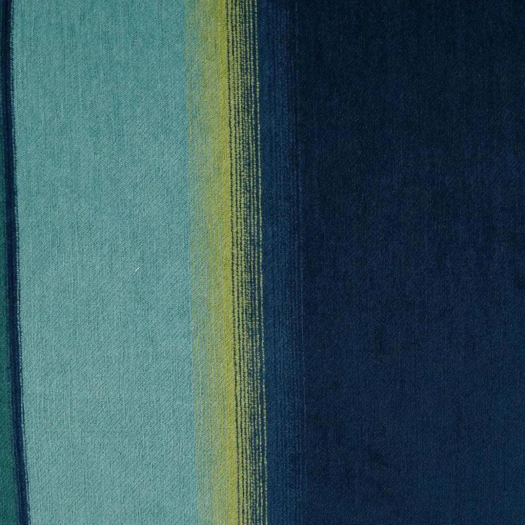 Kamara Lagoon Teal Navy Large Throw Pillow Insert