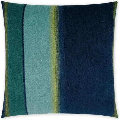 Kamara Lagoon Teal Navy Large Throw Pillow Insert