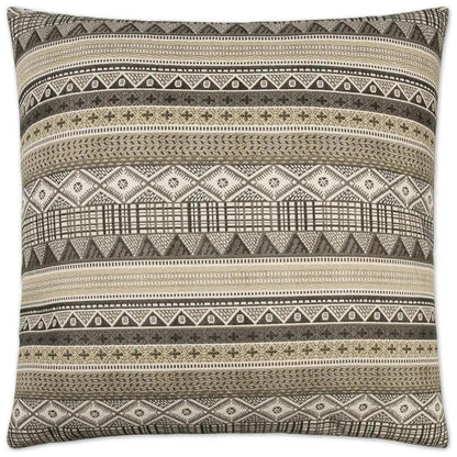 Kamba Brown Throw Pillow With Insert