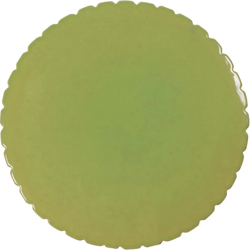 Kara Accent Table - Green Outdoor End Table