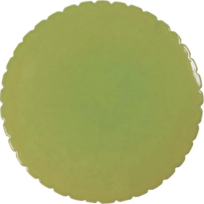 Kara Accent Table - Green Outdoor End Table