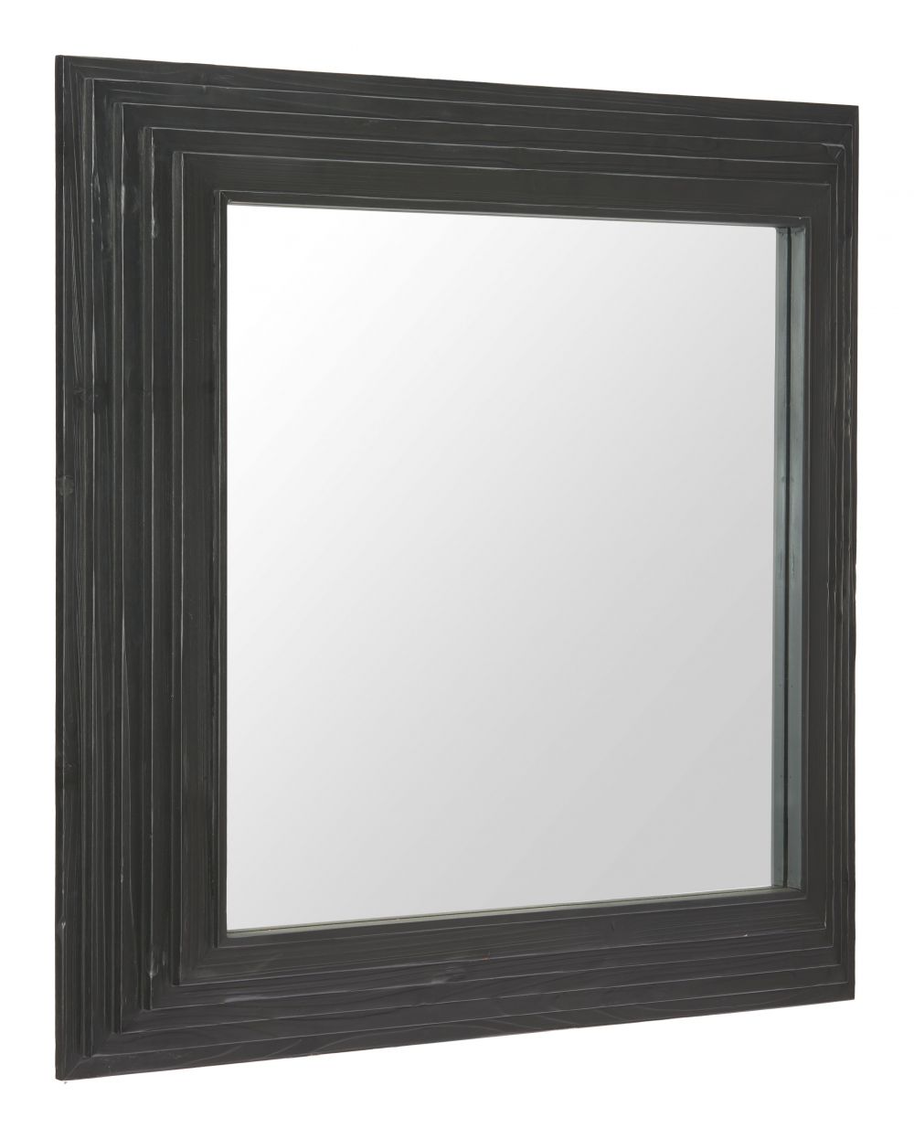 Kare Wood Frame Wall Mirror
