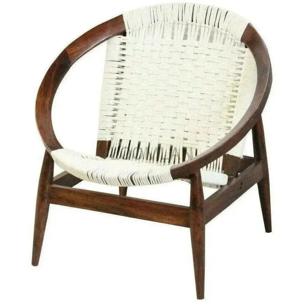 Kareth Brown Barrel Accent Chair