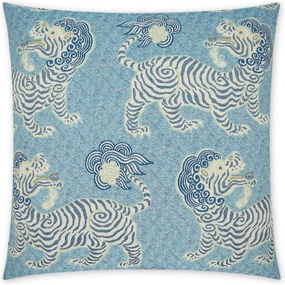 Kathmandu Porcelain Blue Large Throw Pillow Insert