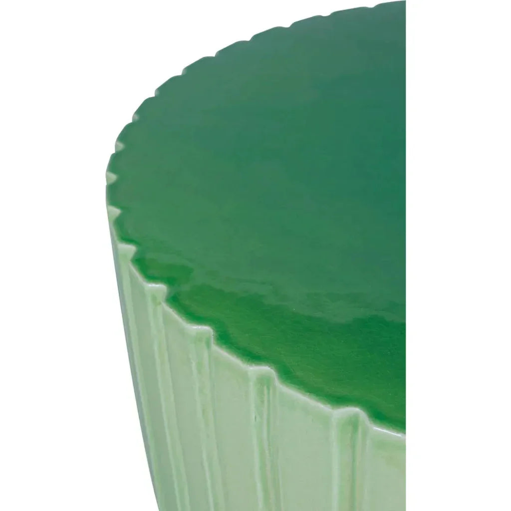 Katra Green Ceramic Outdoor Coffee Table