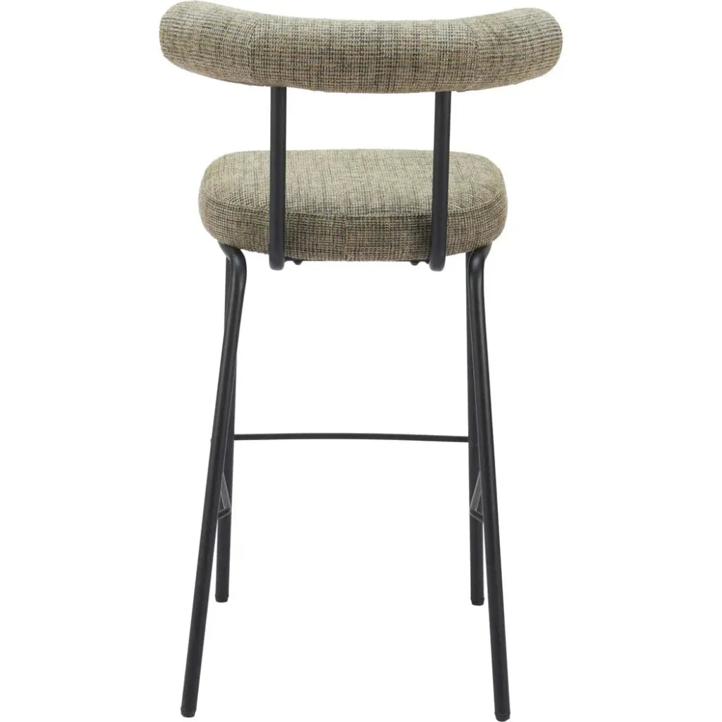 Kede Green Tweed Barstool