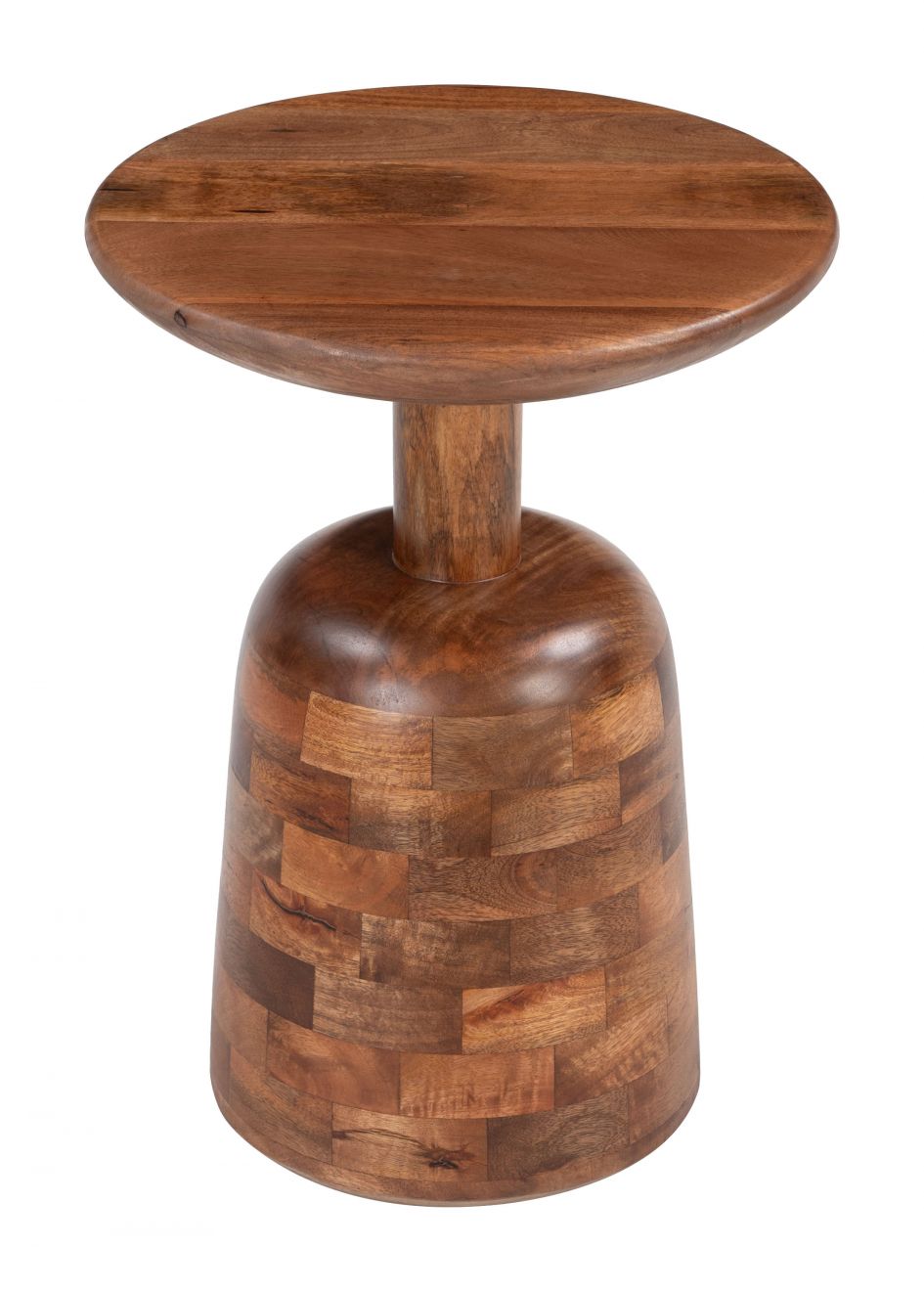 Kelk Wooden Brown Side Table