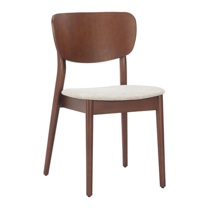 Kellua Fabric Armless Dining Chair 2PC