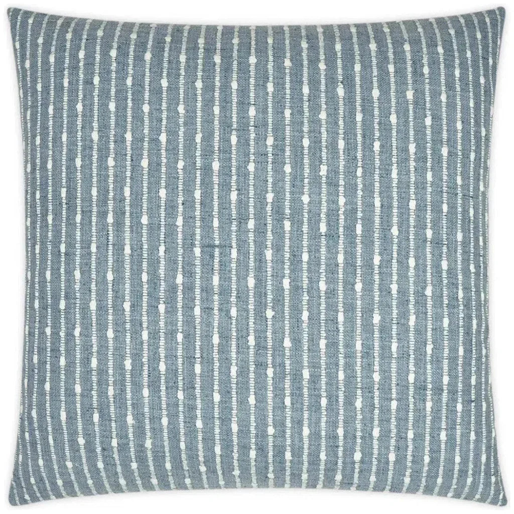 Kemp Denim Stripes Blue Large Throw Pillow Insert