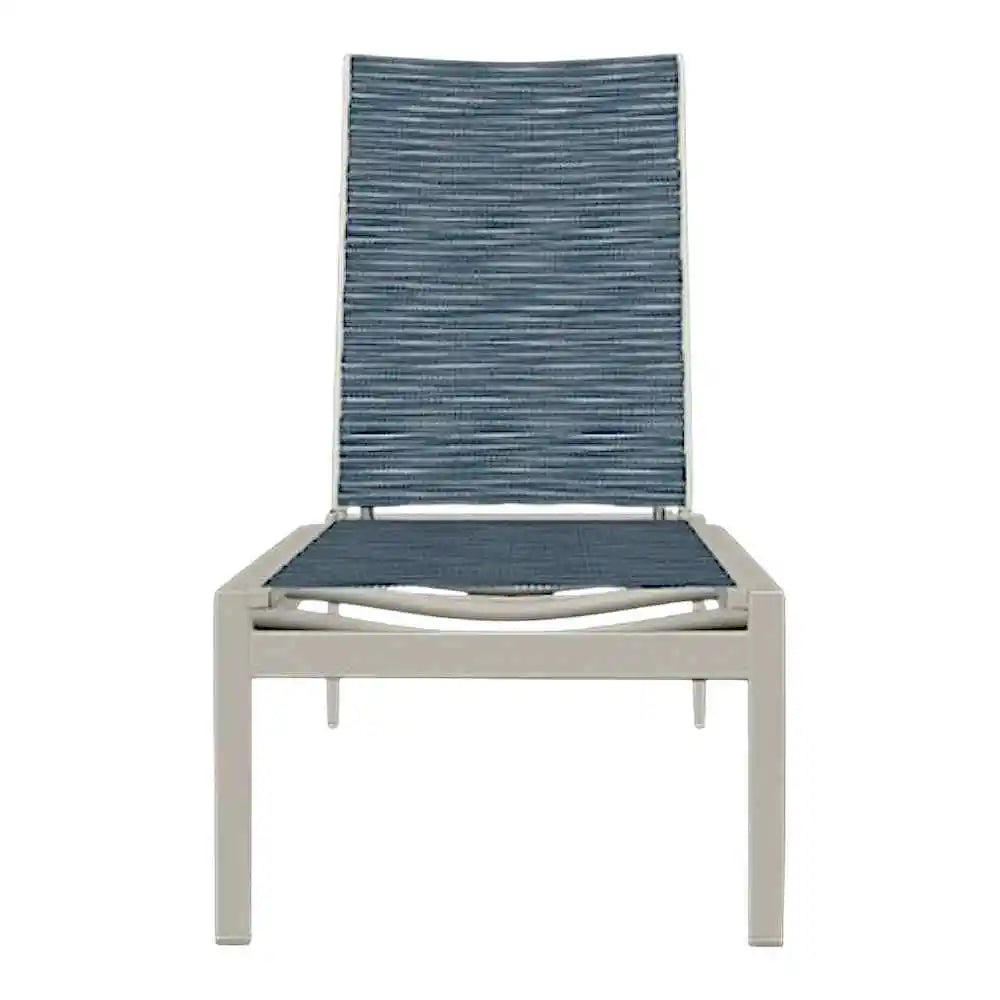 Kendall Sling Lay-flat Stacking Armless Outdoor Chaise