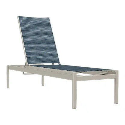 Kendall Sling Lay-flat Stacking Armless Outdoor Chaise