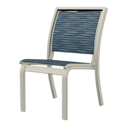 Kendall Sling Stacking Armless Outdoor Cafe Chair