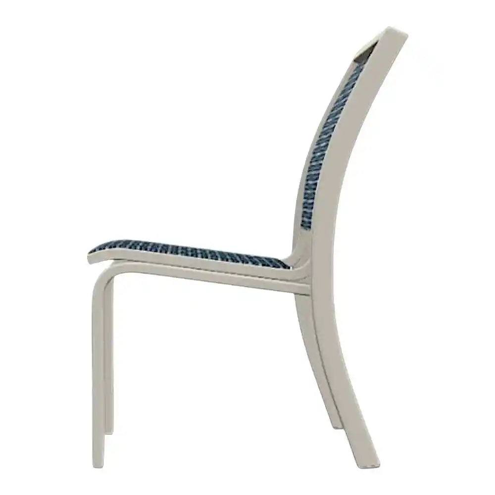 Kendall Sling Stacking Armless Outdoor Cafe Chair