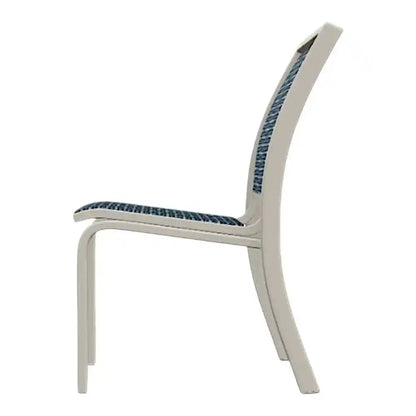 Kendall Sling Stacking Armless Outdoor Cafe Chair