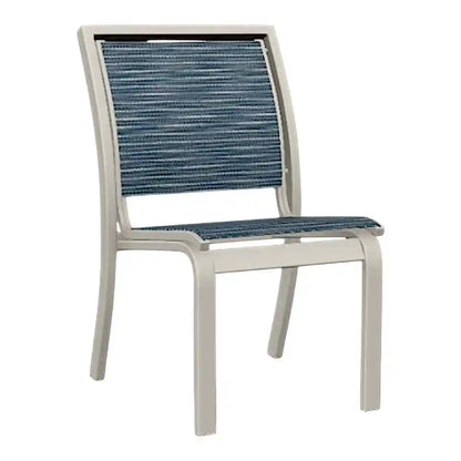Kendall Sling Stacking Armless Outdoor Cafe Chair