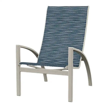 Kendall Sling Stacking Chat Height Outdoor Chair
