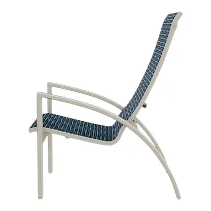Kendall Sling Stacking Chat Height Outdoor Chair