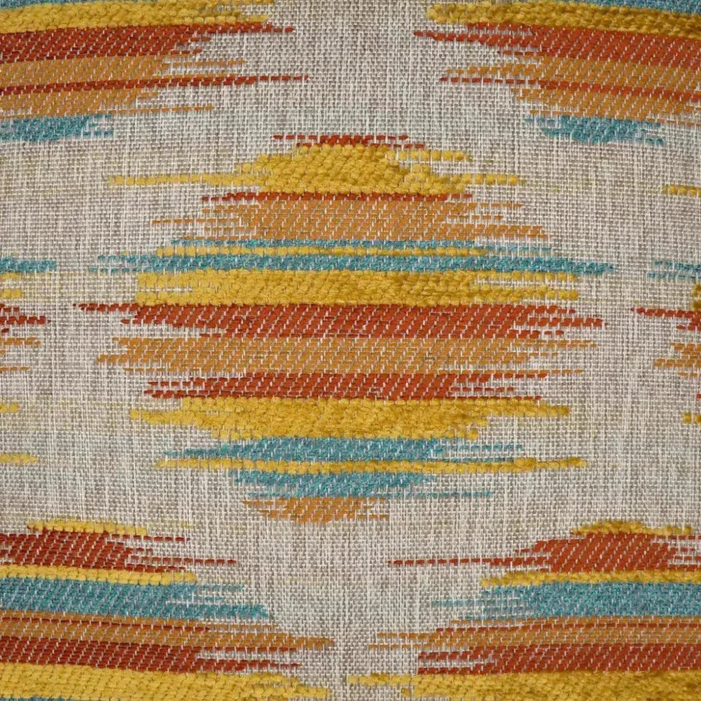 Kenzo Dots Multi Color Orange Large Throw Pillow Insert