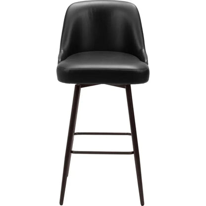 Keppel Faux Leather Swivel Barstool