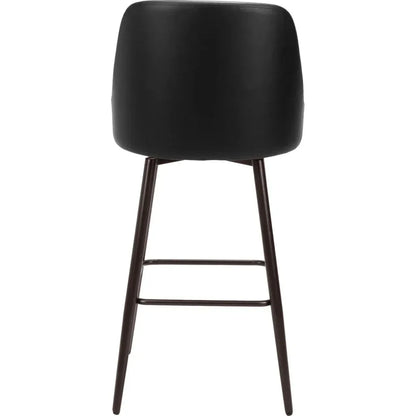 Keppel Faux Leather Swivel Barstool