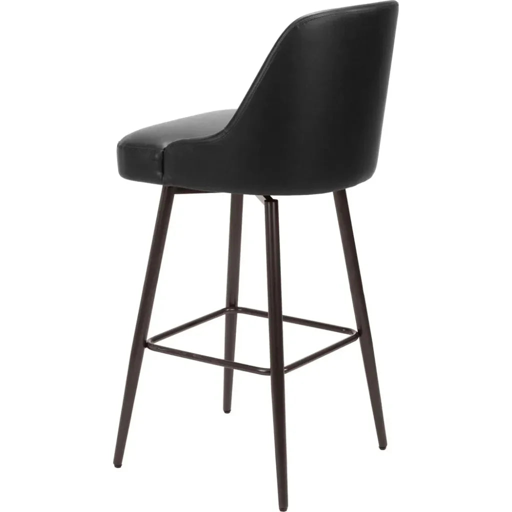 Keppel Faux Leather Swivel Barstool