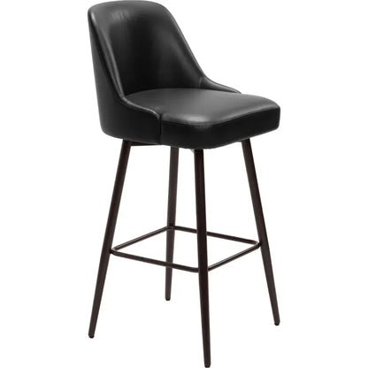 Keppel Faux Leather Swivel Barstool