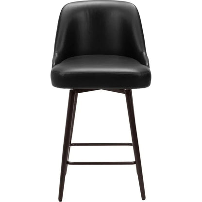 Keppel Swivel Black Counter Stool