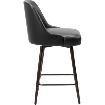 Keppel Swivel Black Counter Stool