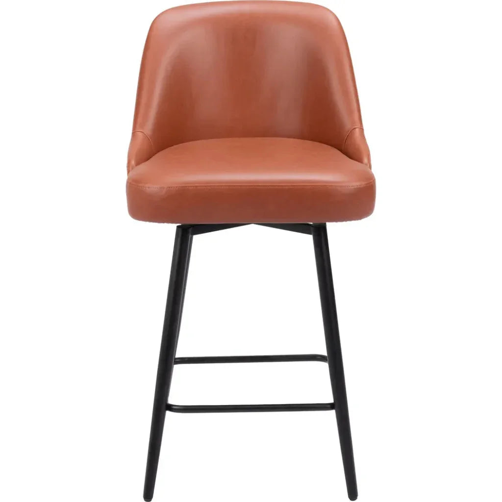 Keppel Swivel Counter Stool Brown
