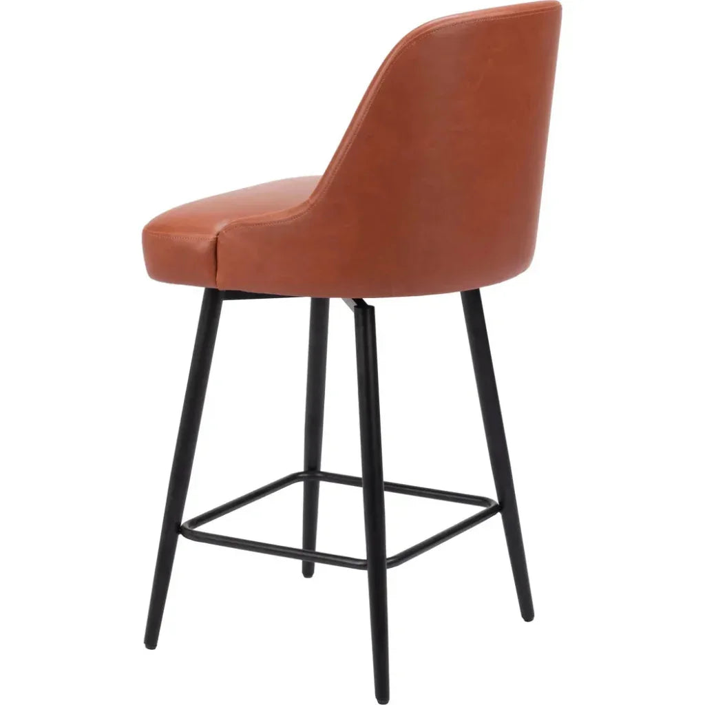 Keppel Swivel Counter Stool Brown