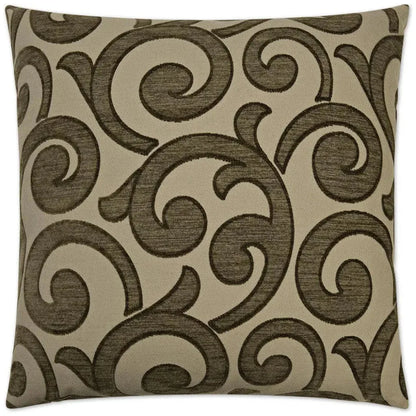 Key Taupe Throw Pillow With Insert