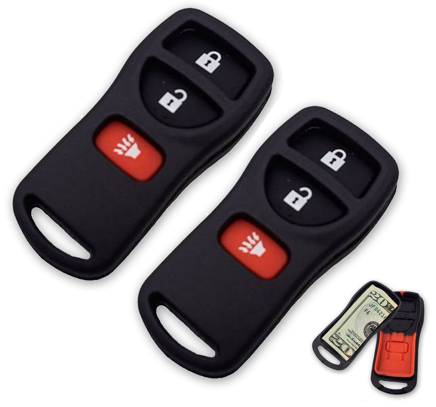 Discreet Car Diversion Safes Bundle - Fake Car Lighter Diversion safe, Car key secret safe, Car Remote hidden safe