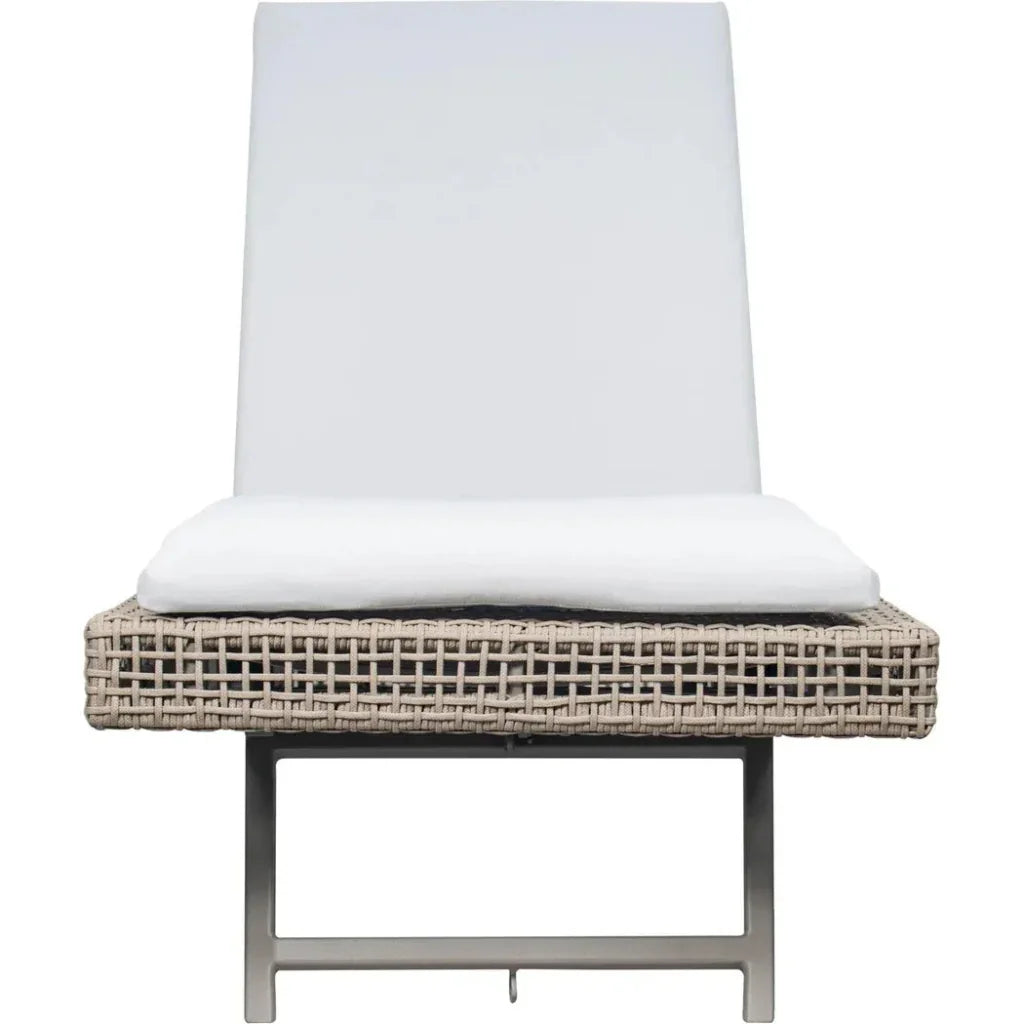 Keys Pool Chaise 2PC Light Gray Outdoor Lounge Sets