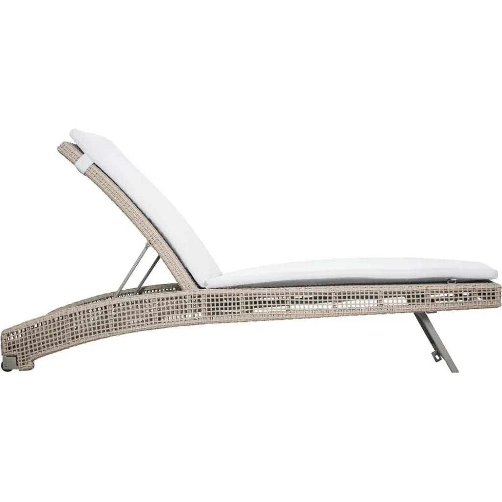 Keys Pool Chaise 2PC Light Gray Outdoor Lounge Sets
