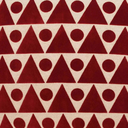 Kilo Red Throw Pillow With Insert