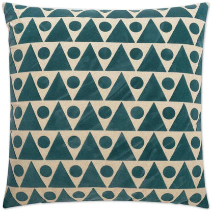 Kilo Turquoise Throw Pillow With Insert