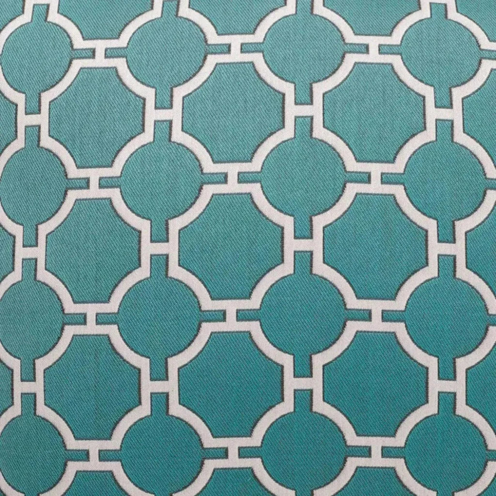 Kinder Turquoise Throw Pillow With Insert