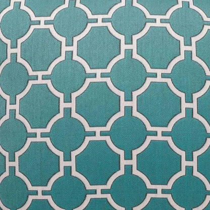 Kinder Turquoise Throw Pillow With Insert