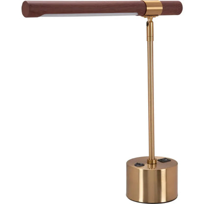 Kippy Table Lamp Brown & Brass