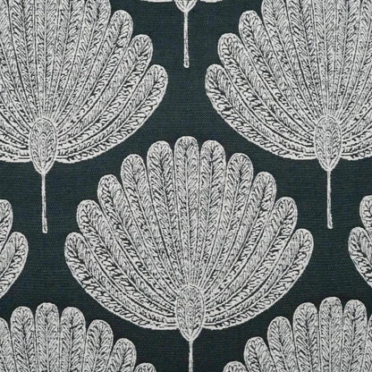 Kita Ebony Floral Black Large Throw Pillow Insert