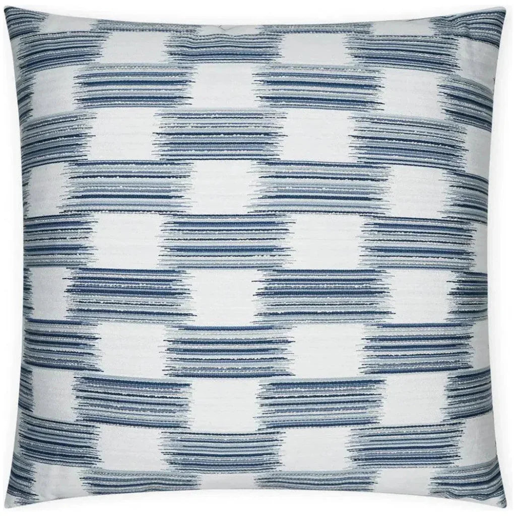 Klassik Blue Navy Slate Blue Large Throw Pillow Insert