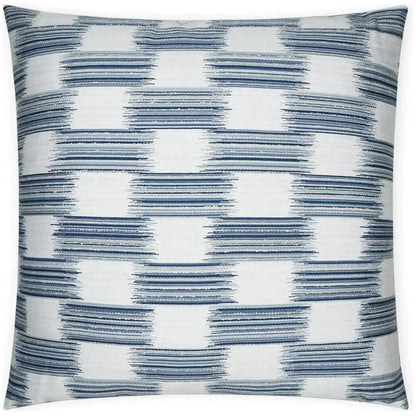 Klassik Blue Navy Slate Blue Large Throw Pillow Insert