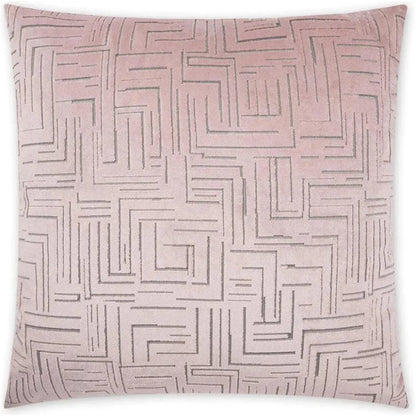 Klint Rose Geometric Blush Large Throw Pillow Insert