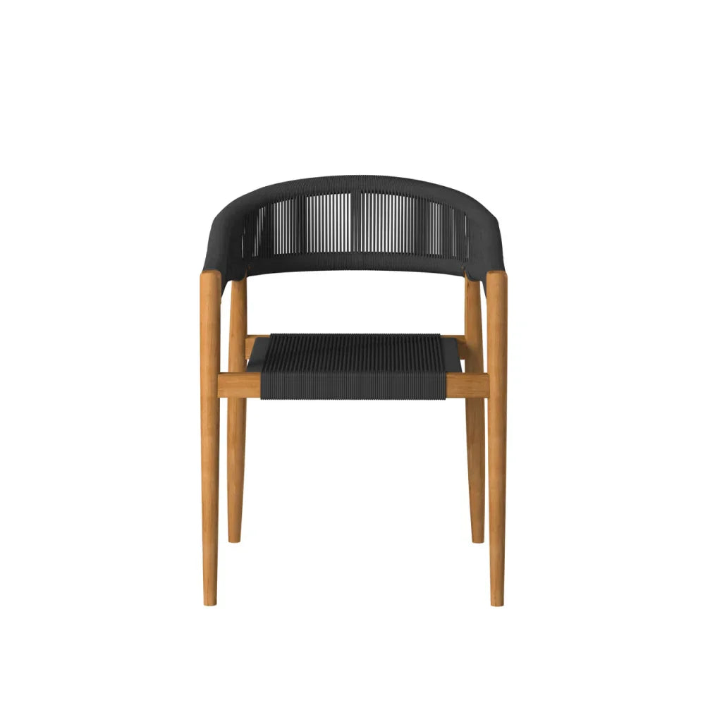 Klint Teak Stackable Patio Dining Armchair 4PC